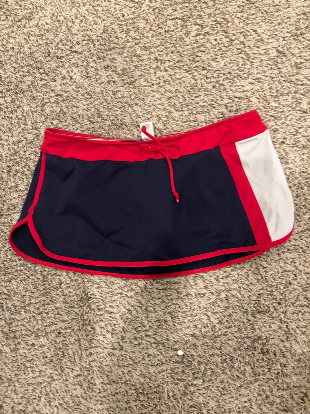 Arizona Navy Blue Athletic swim Skort with Red Trim